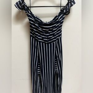 Navy Blue Romper